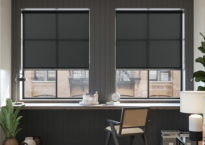 Roma (FR), Ebony - Twist&Fit Roller Blind - Image 3